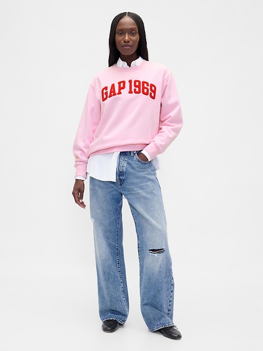 VintageSoft Gap Logo Tunic Sweatshirt | Gap