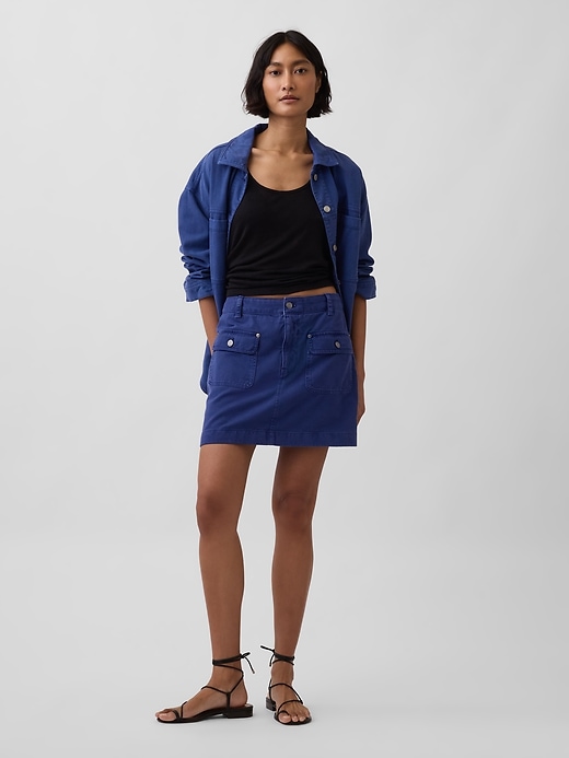 Image number 2 showing, Linen-Blend Tank Top