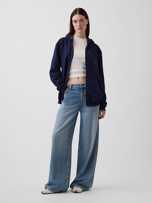 Image number 5 showing, Adult VintageSoft Relaxed Zip Hoodie