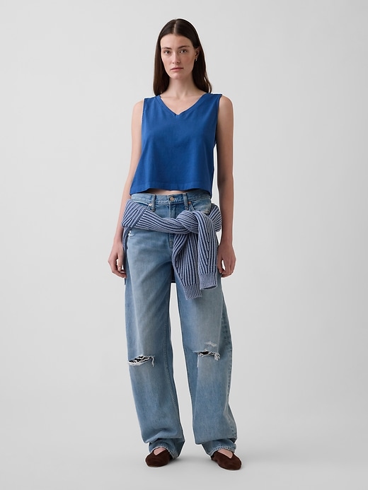 Image number 2 showing, Knit Crop Tank Top