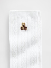 Image number 2 showing, Brannan Bear Cable-Knit Crew Socks