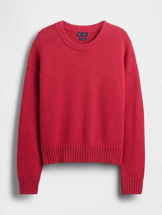 Image number 5 showing, 100% Cotton Oversized Sweater