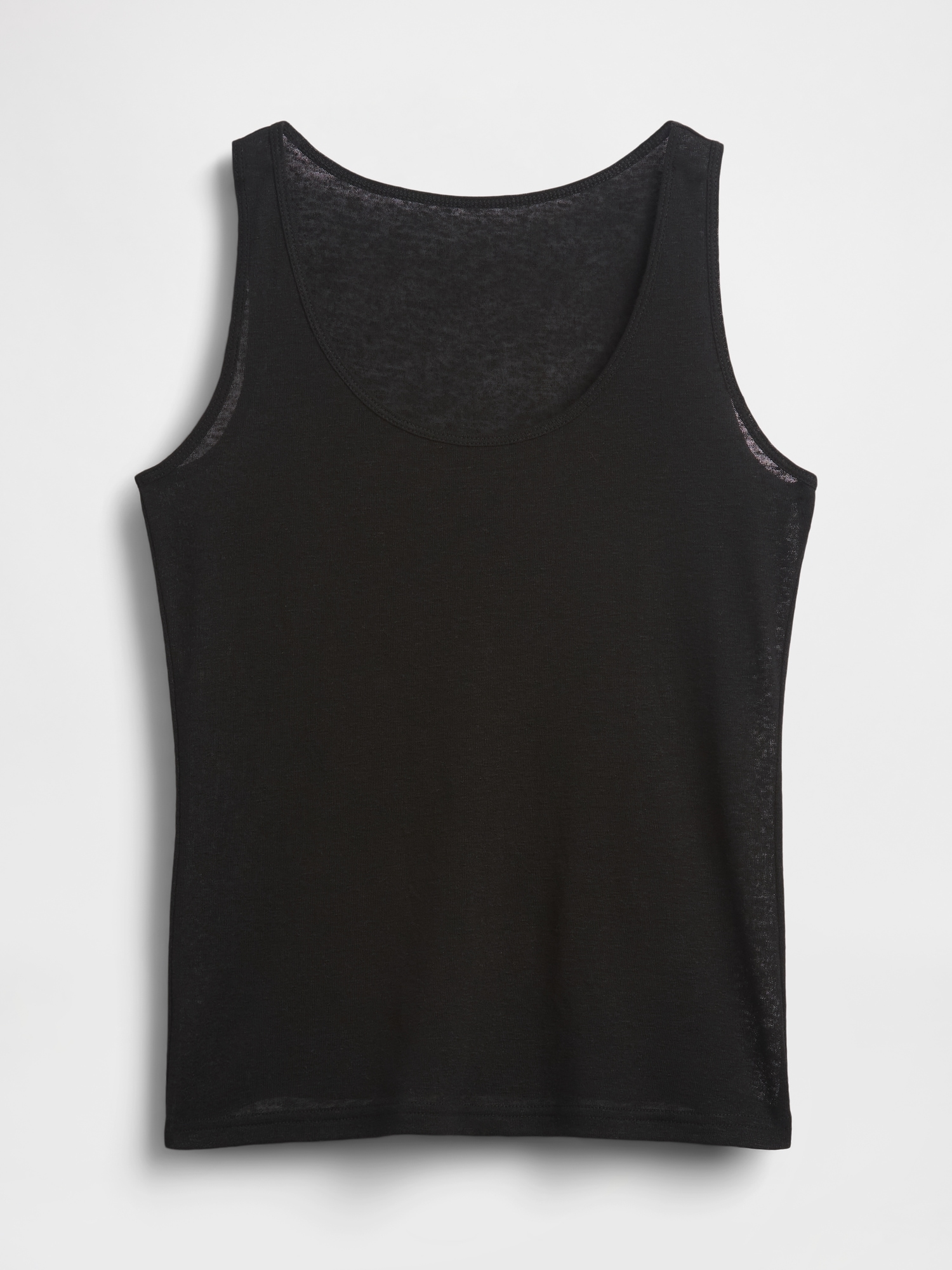 Linen-Blend Tank Top