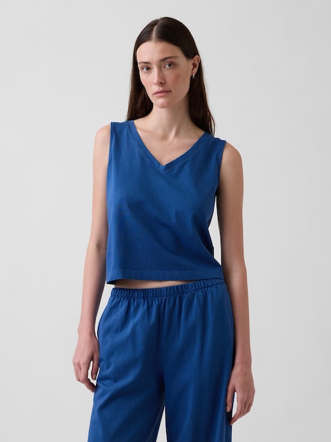 Knit Crop Tank Top