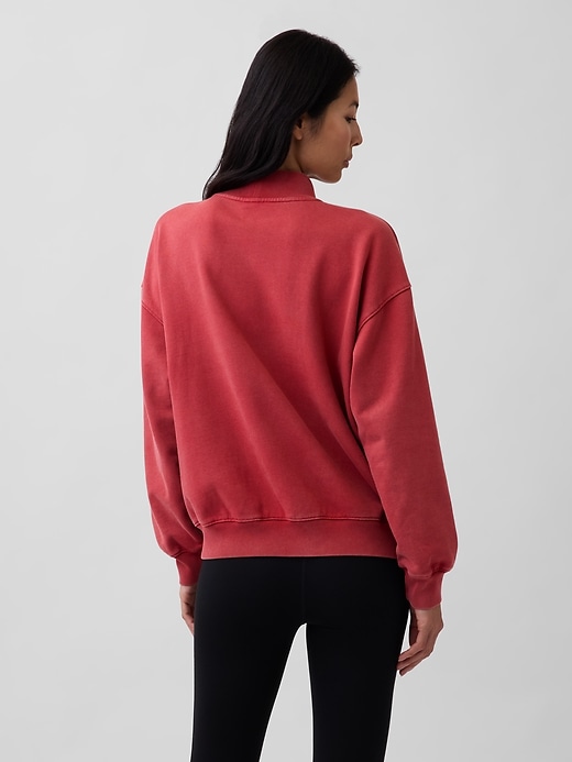 Image number 3 showing, Heavyweight French Terry Oversized Mockneck Sweatshirt