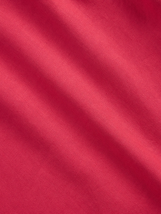 Image number 4 showing, Linen-Blend Maxi Slip Skirt