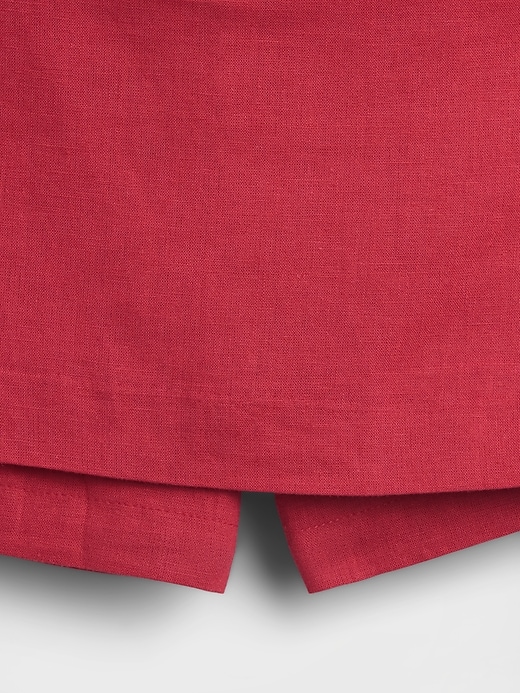 Image number 5 showing, Linen-Blend Mini Skort