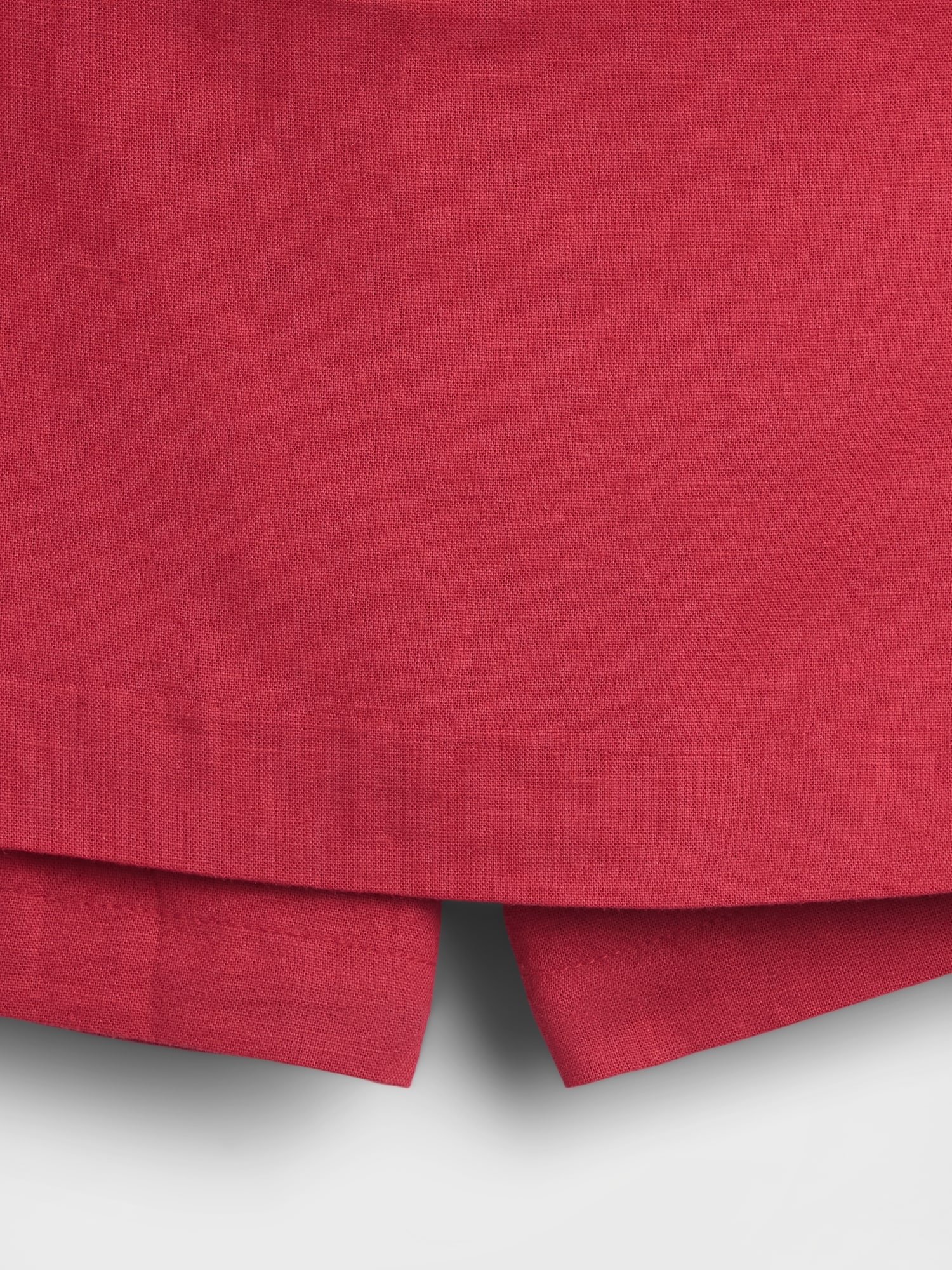 Linen-Blend Mini Skort