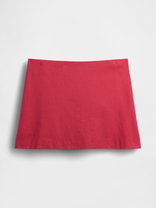Image number 6 showing, Linen-Blend Mini Skort