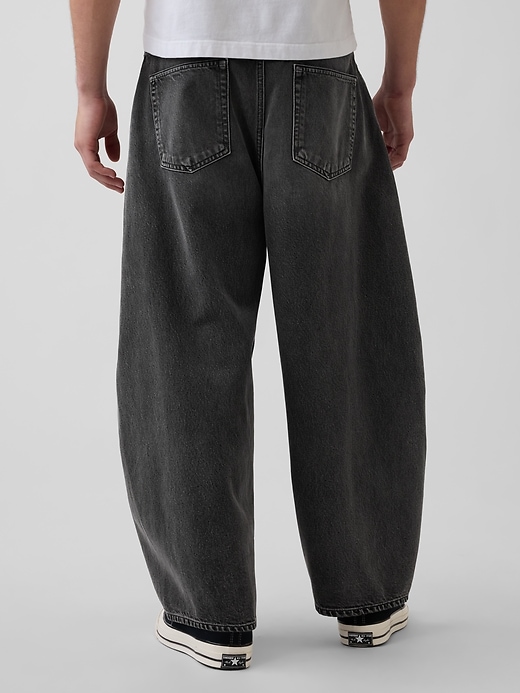 Image number 4 showing, Extra Baggy Barrel Jeans