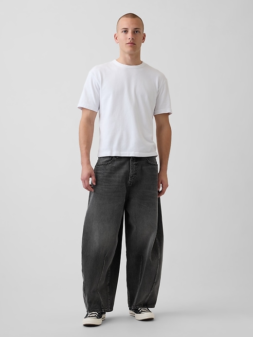 Image number 1 showing, Extra Baggy Barrel Jeans