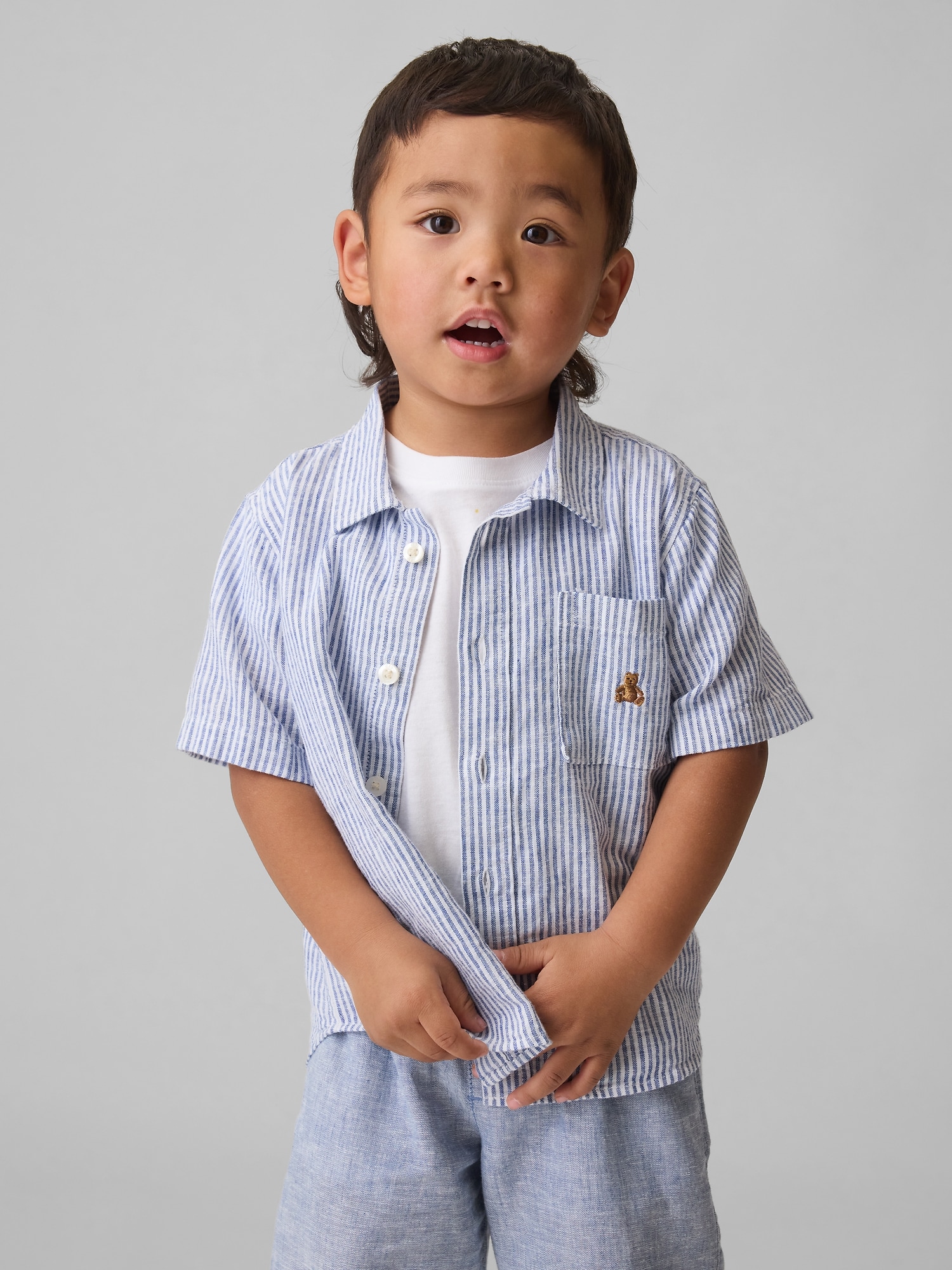 Baby & Toddler Linen-Cotton Shirt