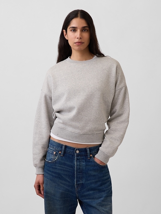 Image number 1 showing, VintageSoft Wedge Crewneck Sweatshirt