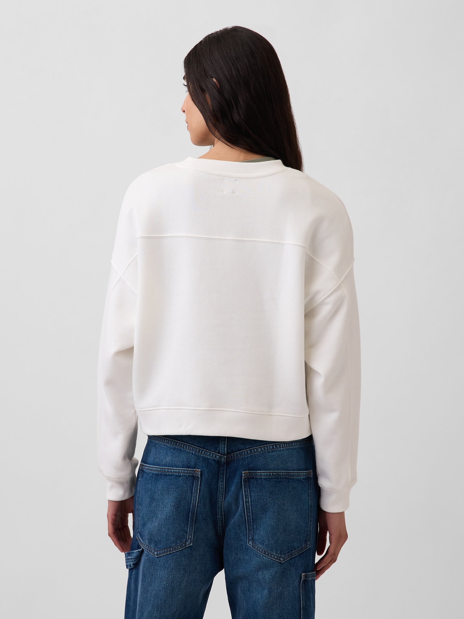 VintageSoft Wedge Crewneck Sweatshirt