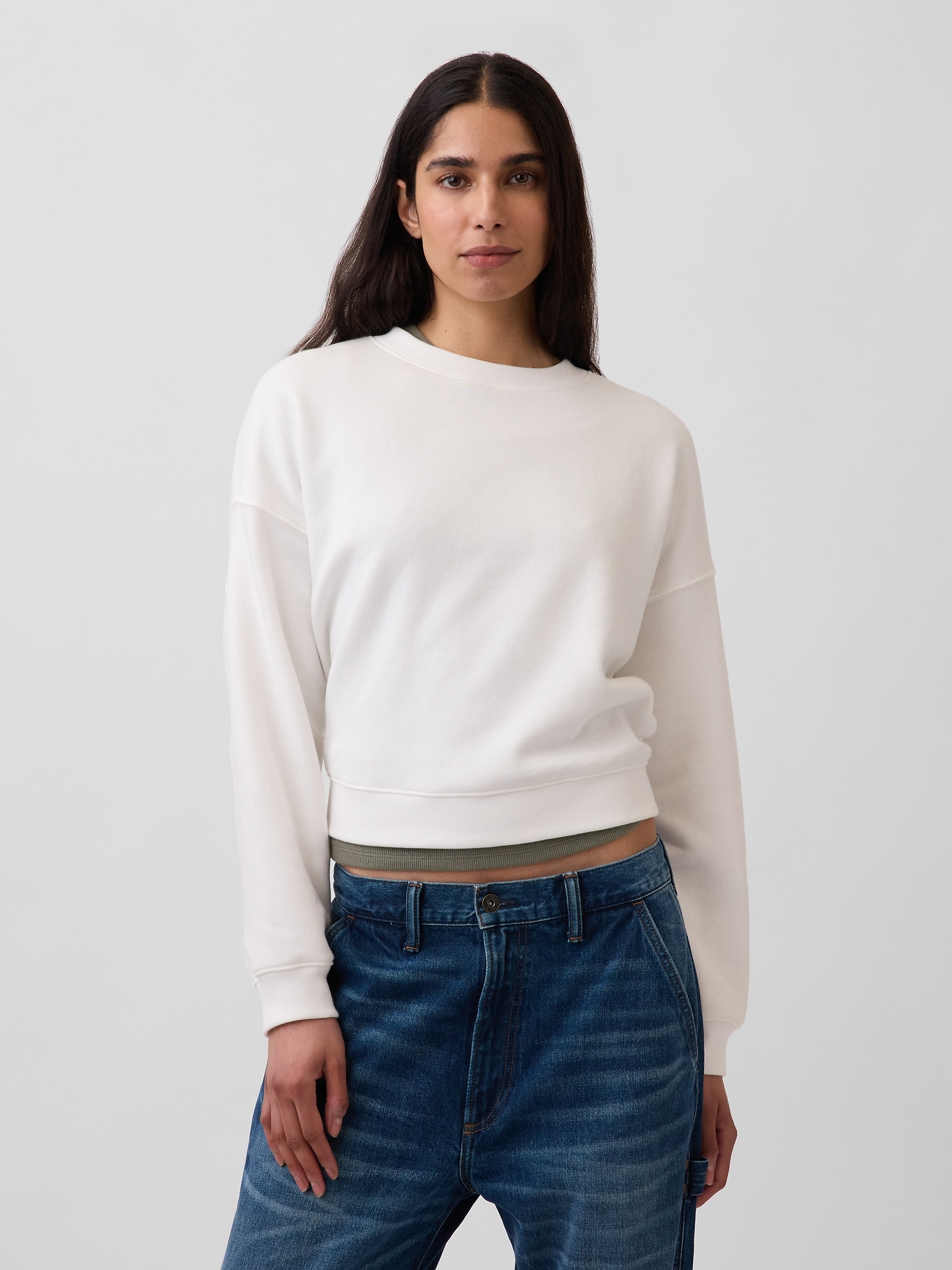 VintageSoft Wedge Crewneck Sweatshirt