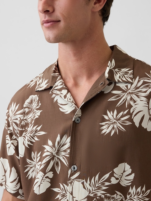 Image number 4 showing, Relaxed Camp Collar Shirt