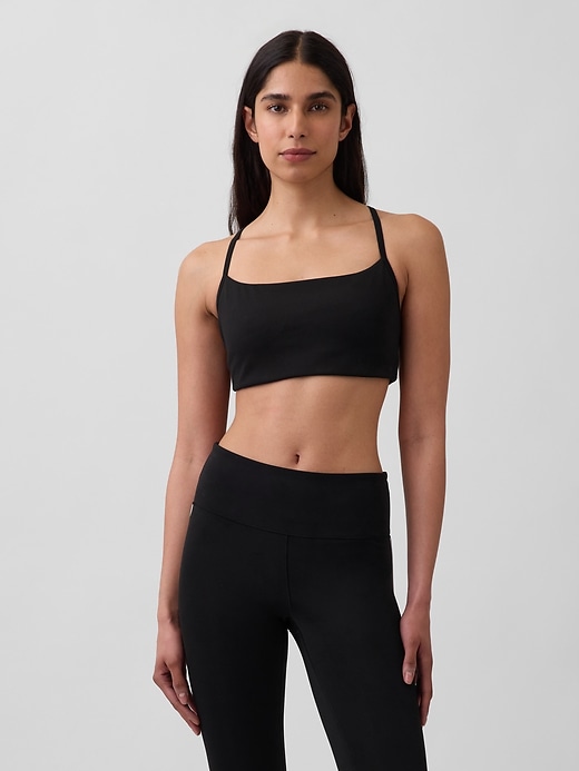 Image number 1 showing, GapFit Smooth Racerback Sports Bra