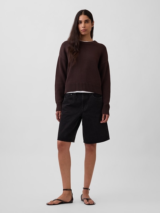Image number 2 showing, 100% Cotton Oversized Sweater