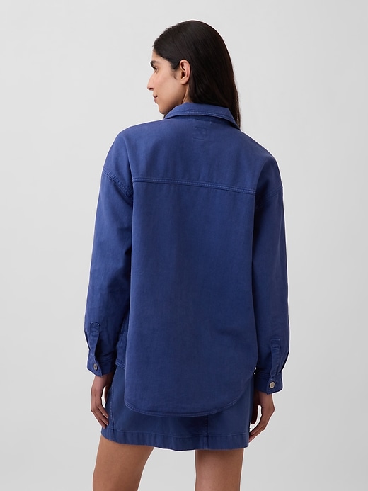 Image number 3 showing, Oversized Shirt Jacket