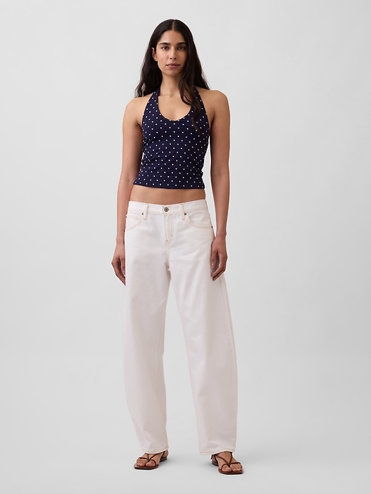 Image number 2 showing, CloseKnit Halter Crop Top