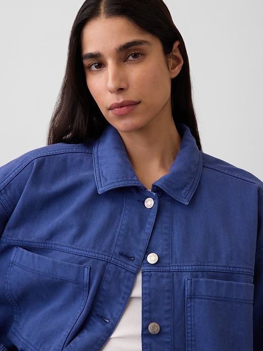 Image number 4 showing, Oversized Shirt Jacket