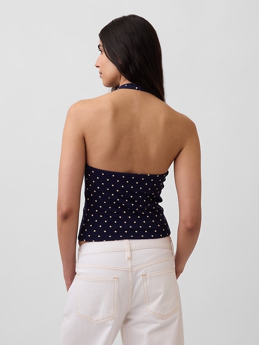 Image number 3 showing, CloseKnit Halter Crop Top