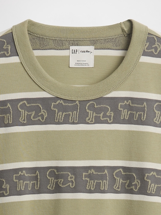 Image number 5 showing, Keith Haring Oversized Stripe T-Shirt