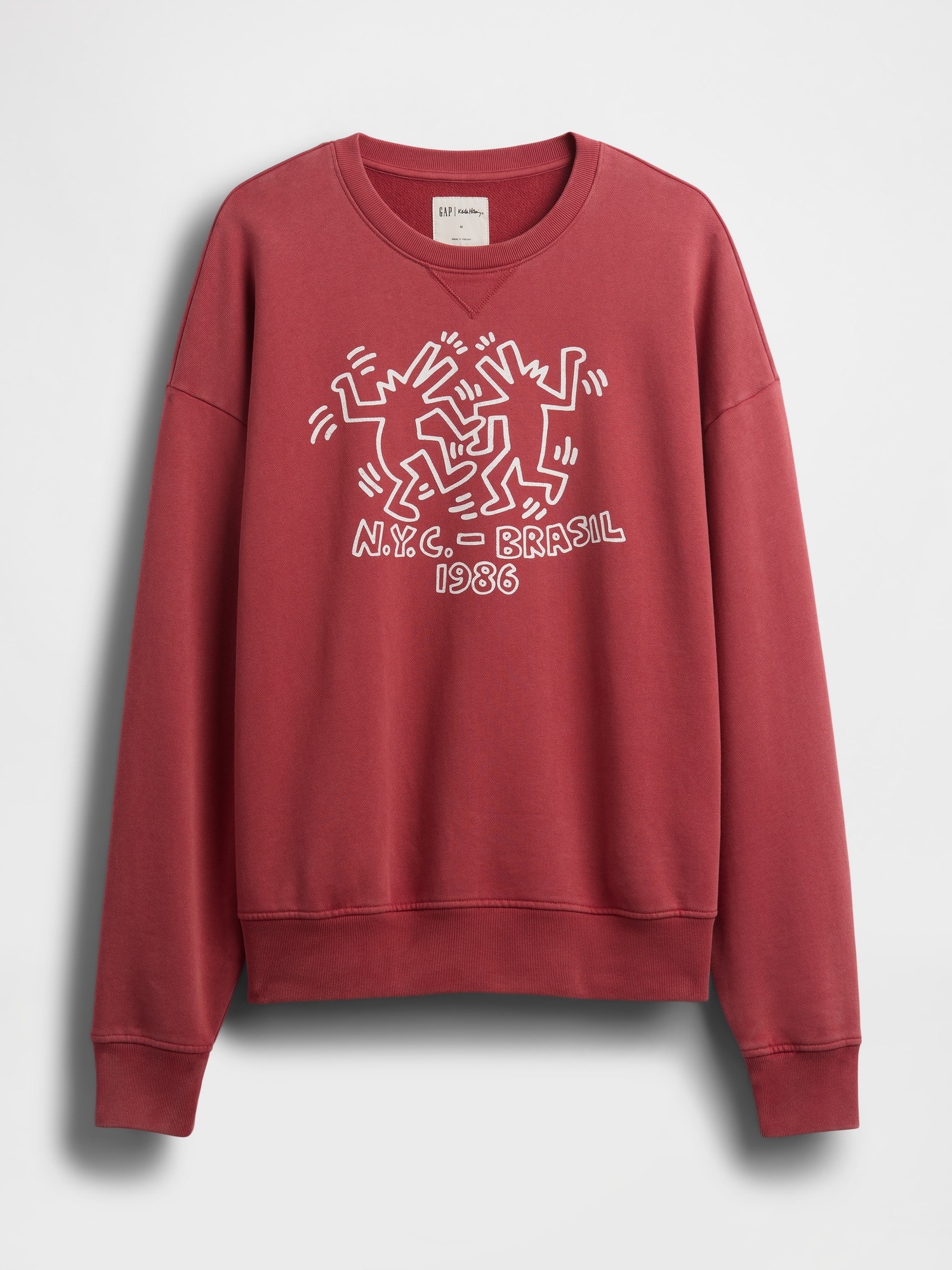 Мужские худи Gap Keith Haring Heavyweight Logo Sweatshirt — фото 7
