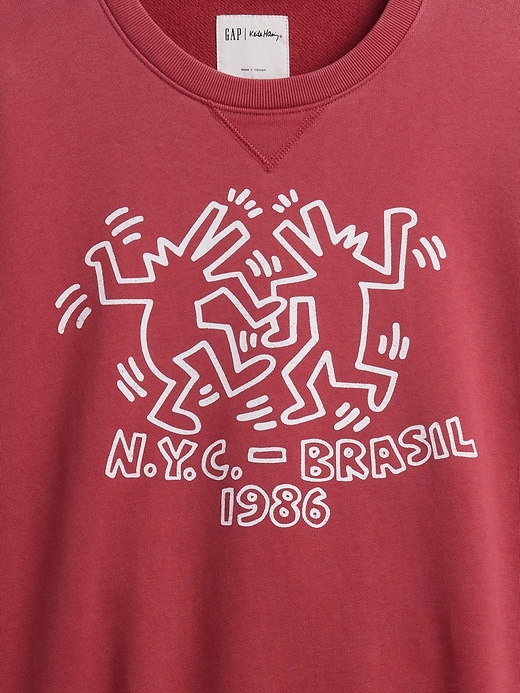 Image number 6 showing, Keith Haring Heavyweight Logo Sweatshirt