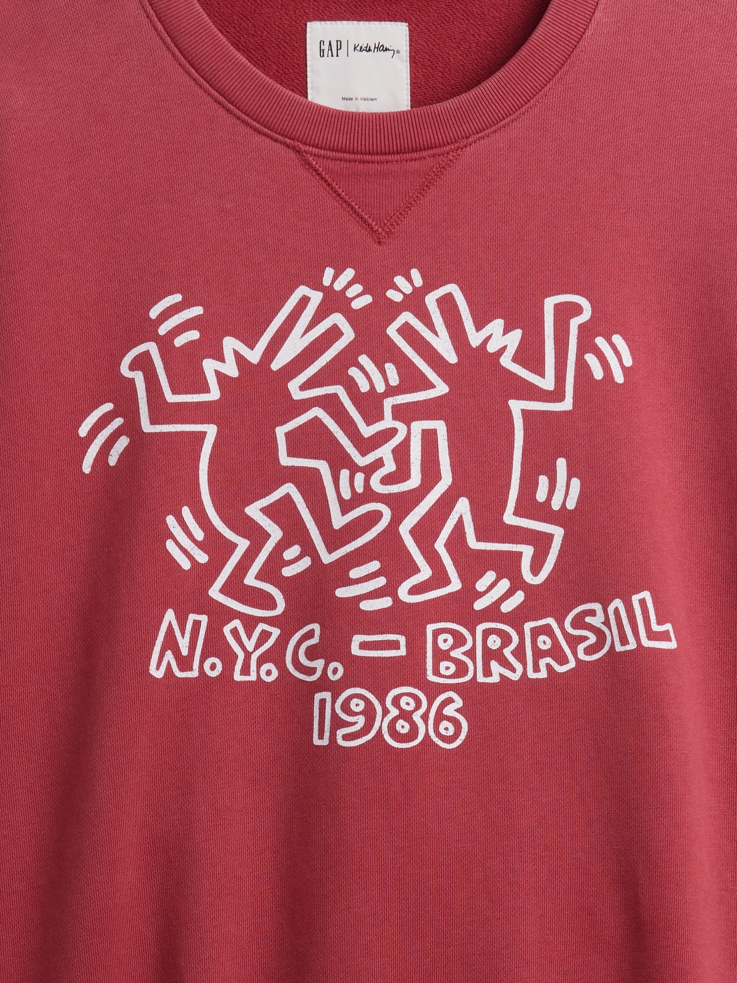 Мужские худи Gap Keith Haring Heavyweight Logo Sweatshirt — фото 6