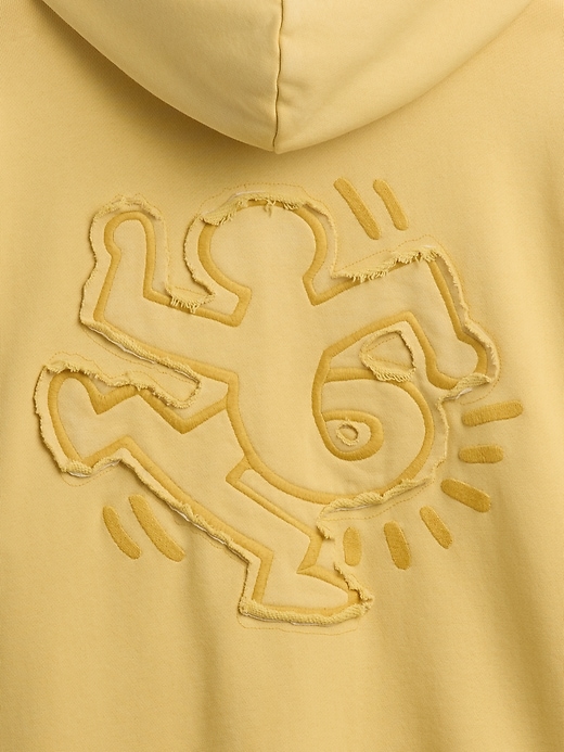 Image number 7 showing, Keith Haring Heavyweight Crop Zip Hoodie