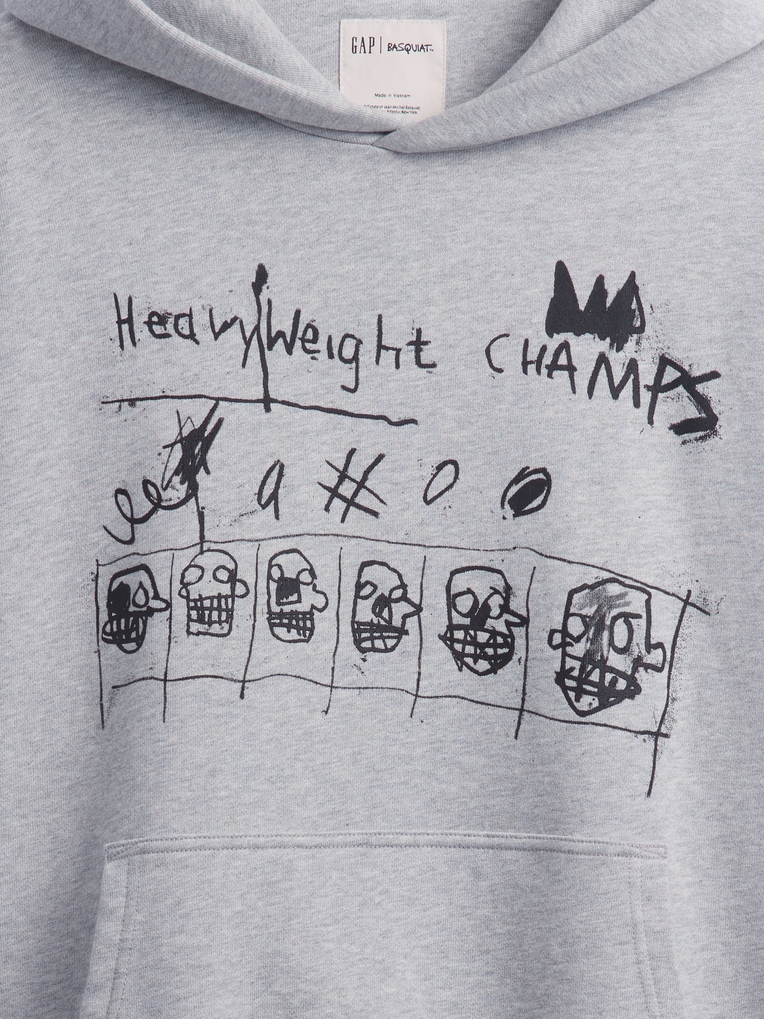Мужские джинсы Gap Jean-Michel Basquiat Heavyweight Hoodie — фото 4