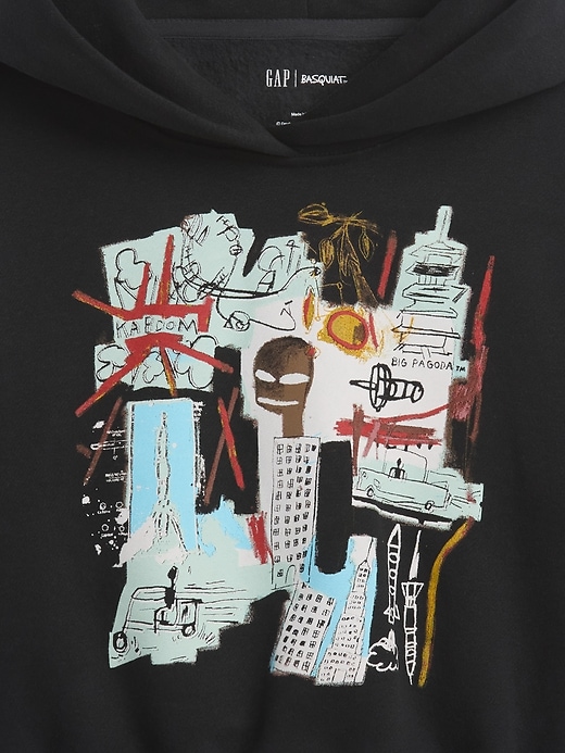 Image number 3 showing, Jean-Michel Basquiat Toddler VintageSoft Hoodie