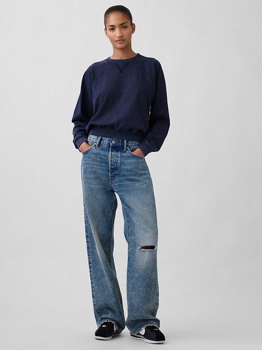 Image number 2 showing, VintageSoft Terry Raglan Sweatshirt