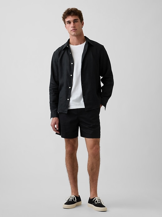 Image number 2 showing, 100% Linen Relaxed Shirt