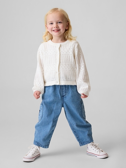 Image number 2 showing, Baby & Toddler Brannan Bear Pocket Pull-On Barrel Jeans