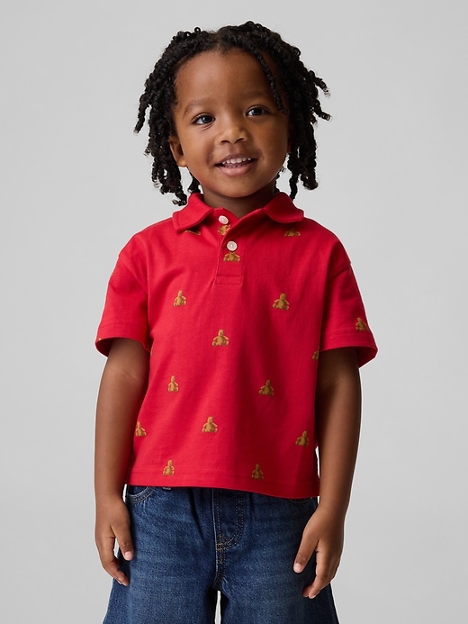 Image number 1 showing, Baby & Toddler Boxy Polo Shirt
