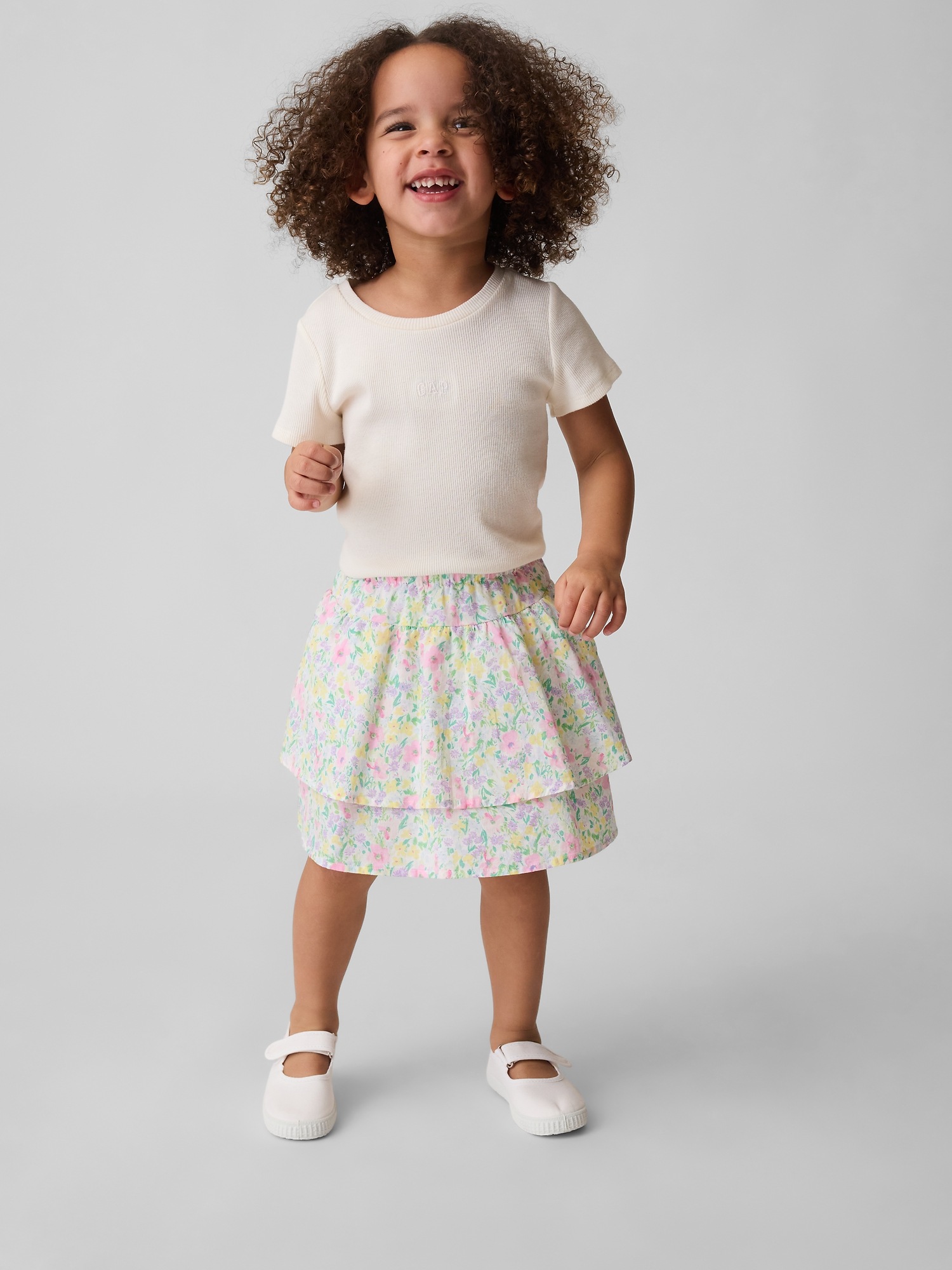 Детские юбки Gap Baby & Toddler Denim Ruffle Skort