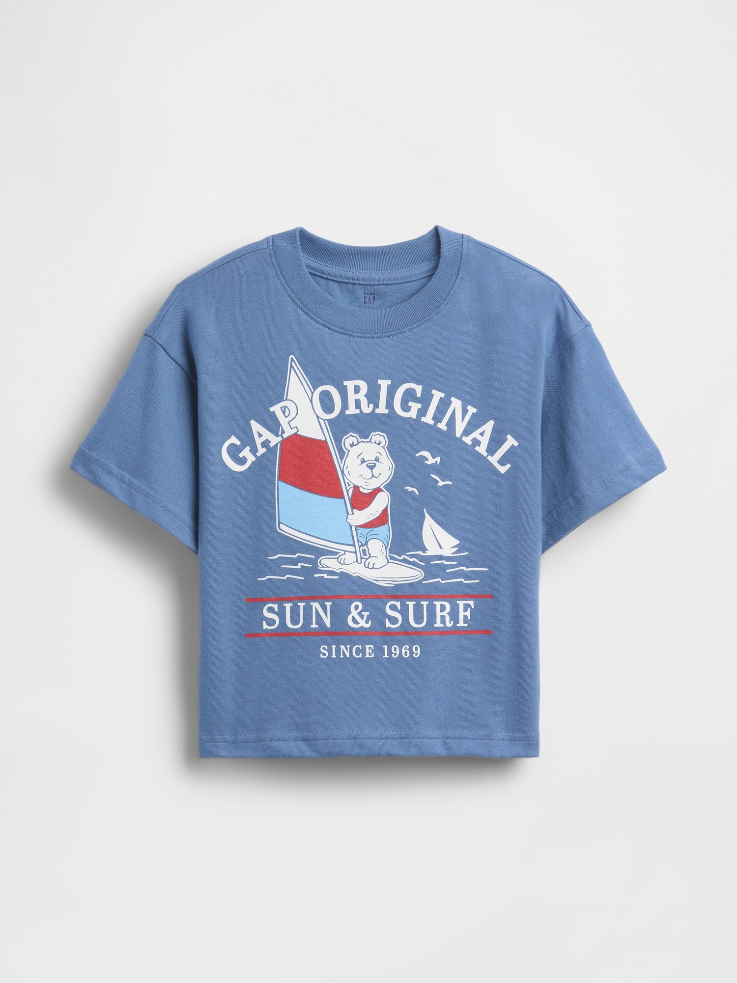 Детские футболки Gap Baby & Toddler Oversized Graphic T-Shirt — фото 2