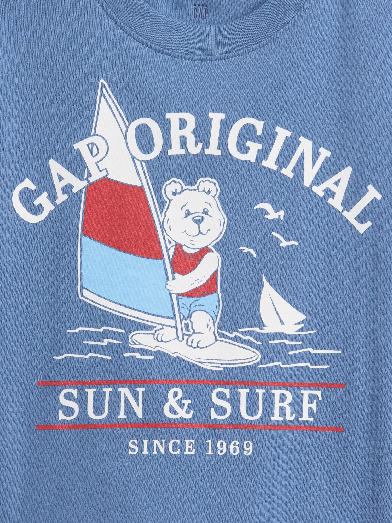 Детские футболки Gap Baby & Toddler Oversized Graphic T-Shirt — фото 4