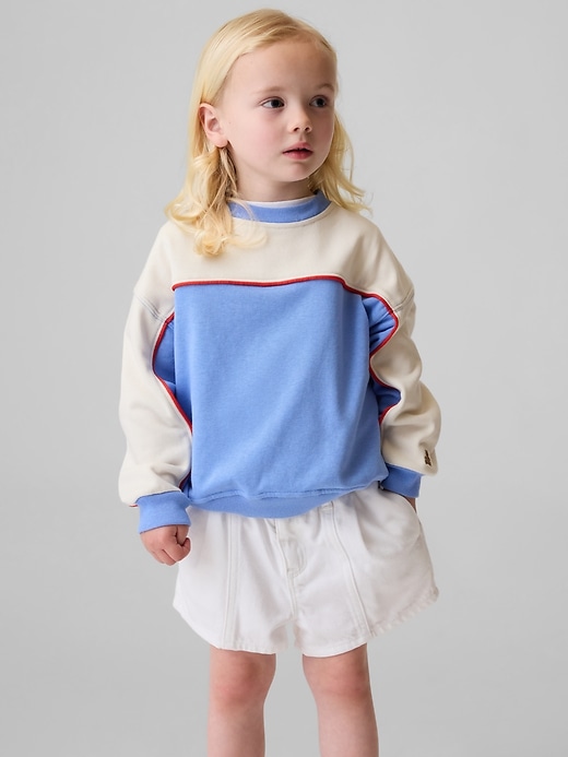 Image number 2 showing, Baby & Toddler VintageSoft Varsity Sweatshirt