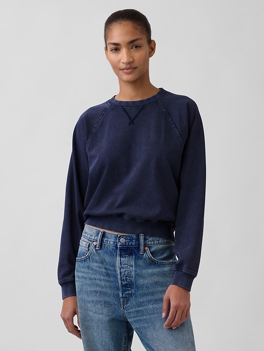 Image number 1 showing, VintageSoft Terry Raglan Sweatshirt