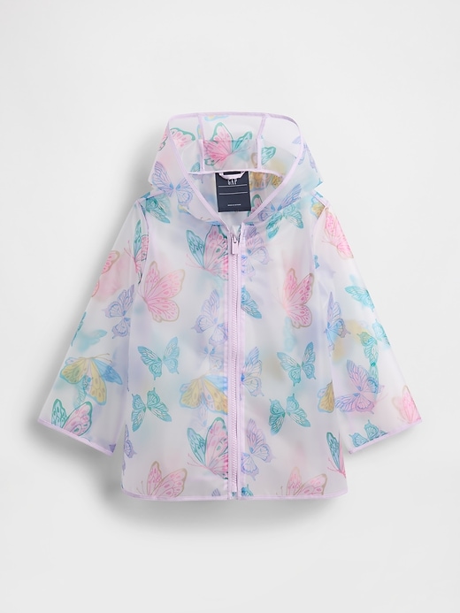 Image number 2 showing, Baby & Toddler Butterfly Rain Jacket