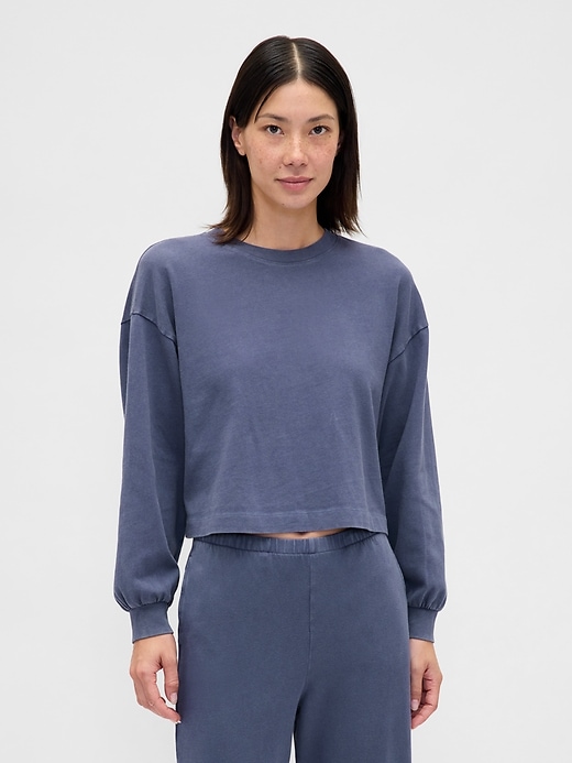 Image number 1 showing, Heavyweight Crop Sweatshirt