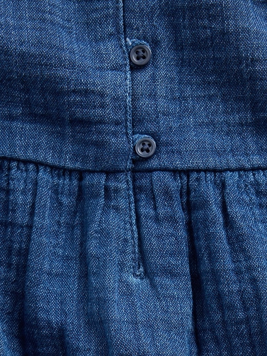 Image number 3 showing, Kids Cotton Gauze Tiered Tank Top