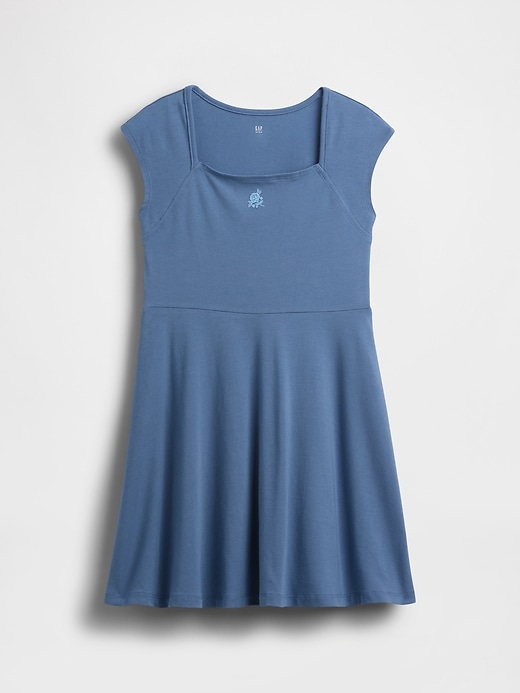 Image number 1 showing, Kids Jersey Square-Neck Dress