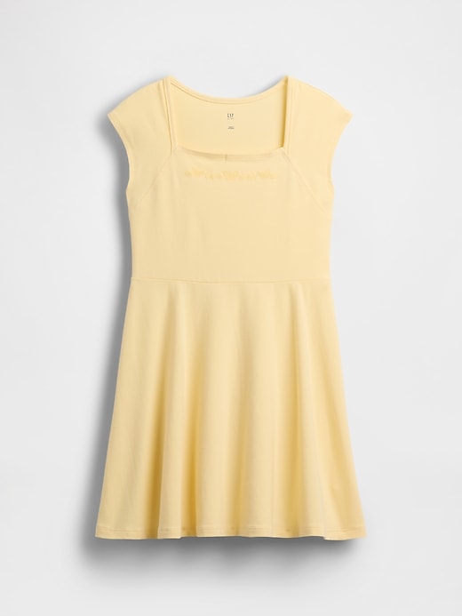 Image number 1 showing, Kids Jersey Square-Neck Dress
