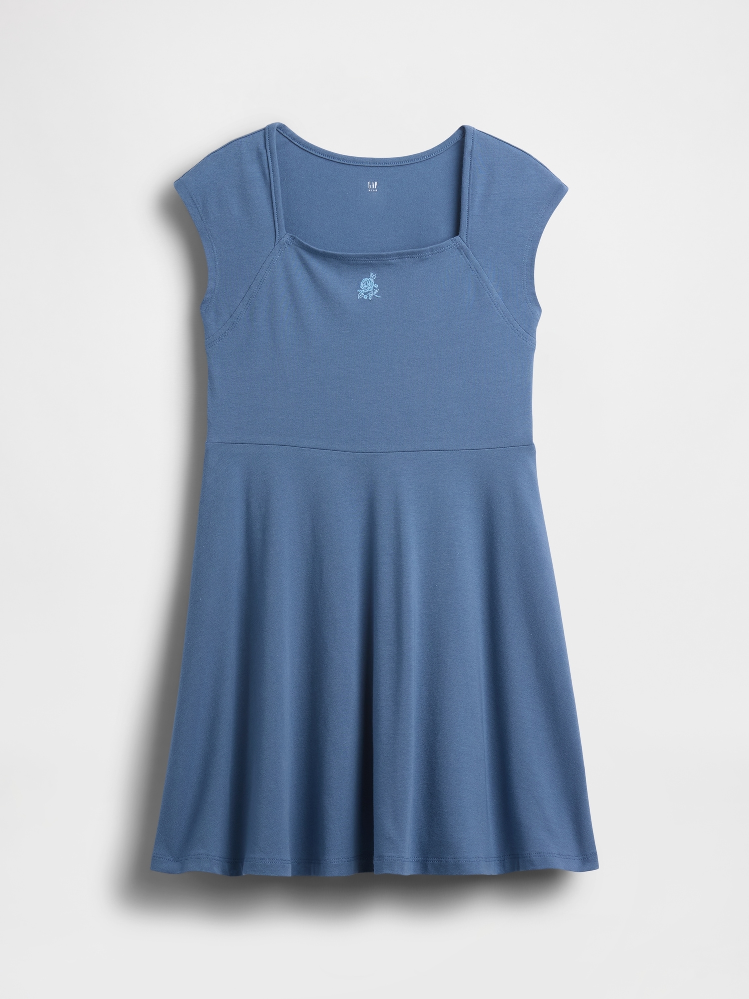 Kids Jersey Square-Neck Dress