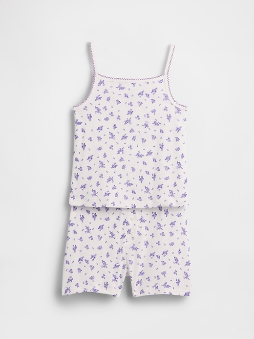 Image number 1 showing, Kids Organic Cotton PJ Shorts Set