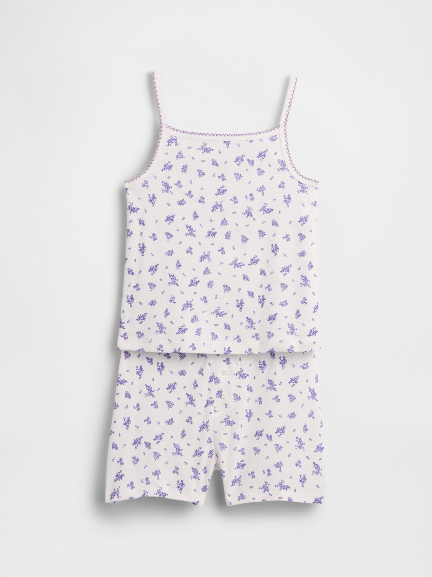 Kids Organic Cotton PJ Shorts Set